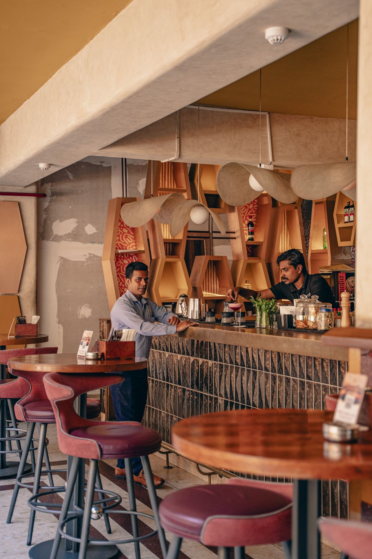 Guests at the bar