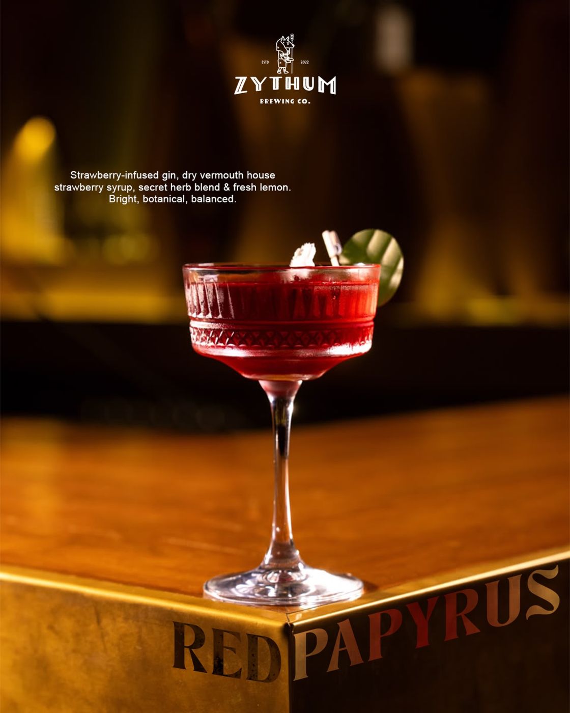 Red Papyrus cocktail