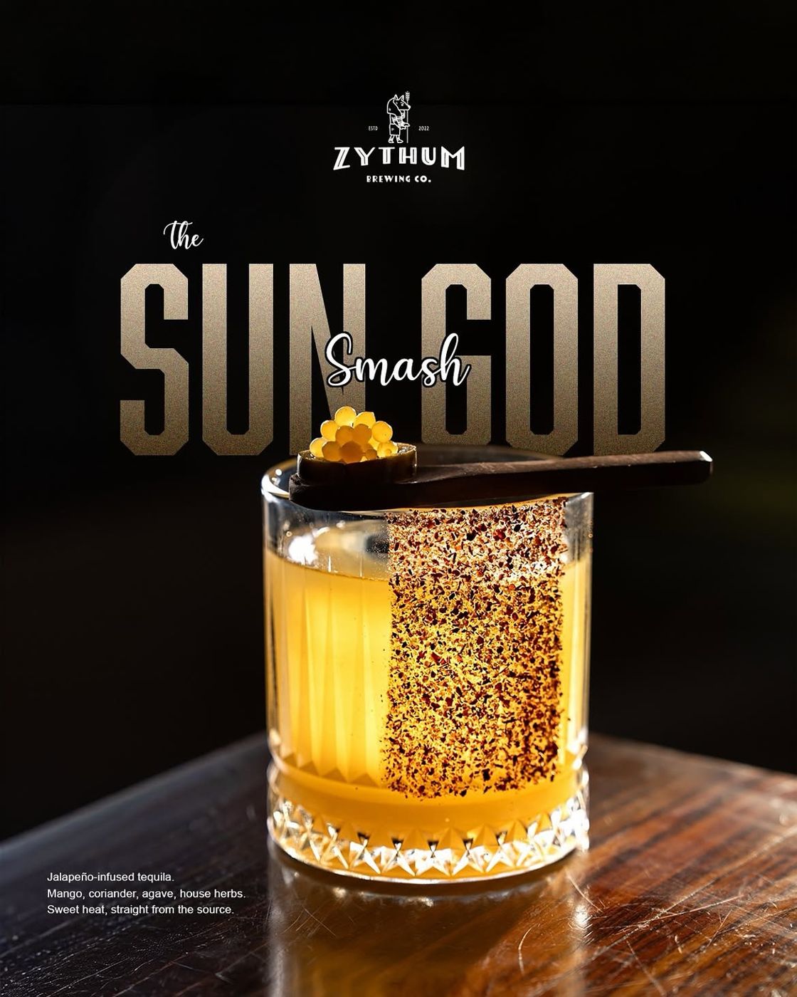 Sun God Smash cocktail
