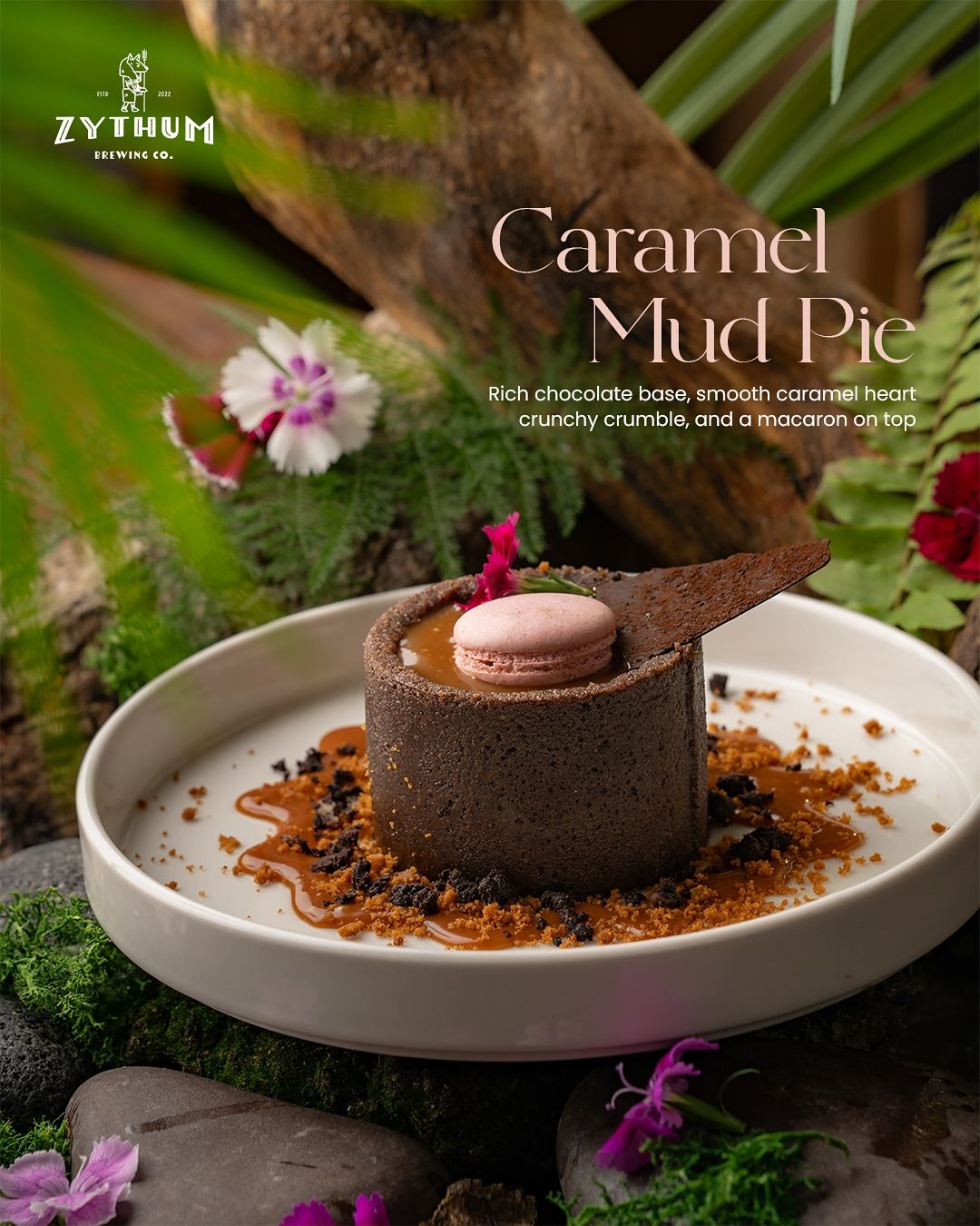 Caramel mud pie